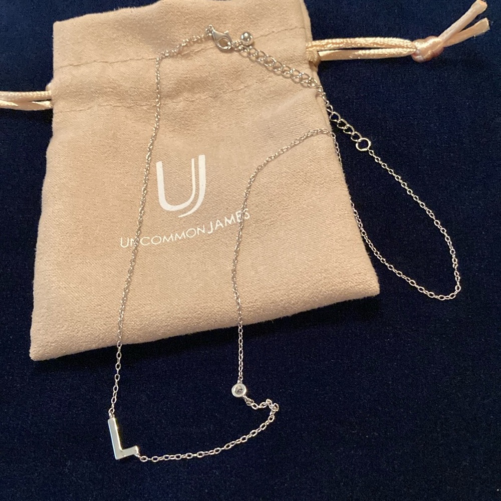 Uncommon James Personalized Touch L Necklace, Sterling, NWT